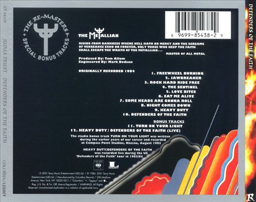 Defenders of the Faith [Bonus Tracks] cover art