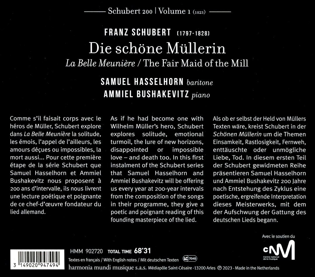 Schubert: Die schöne Müllerin cover art