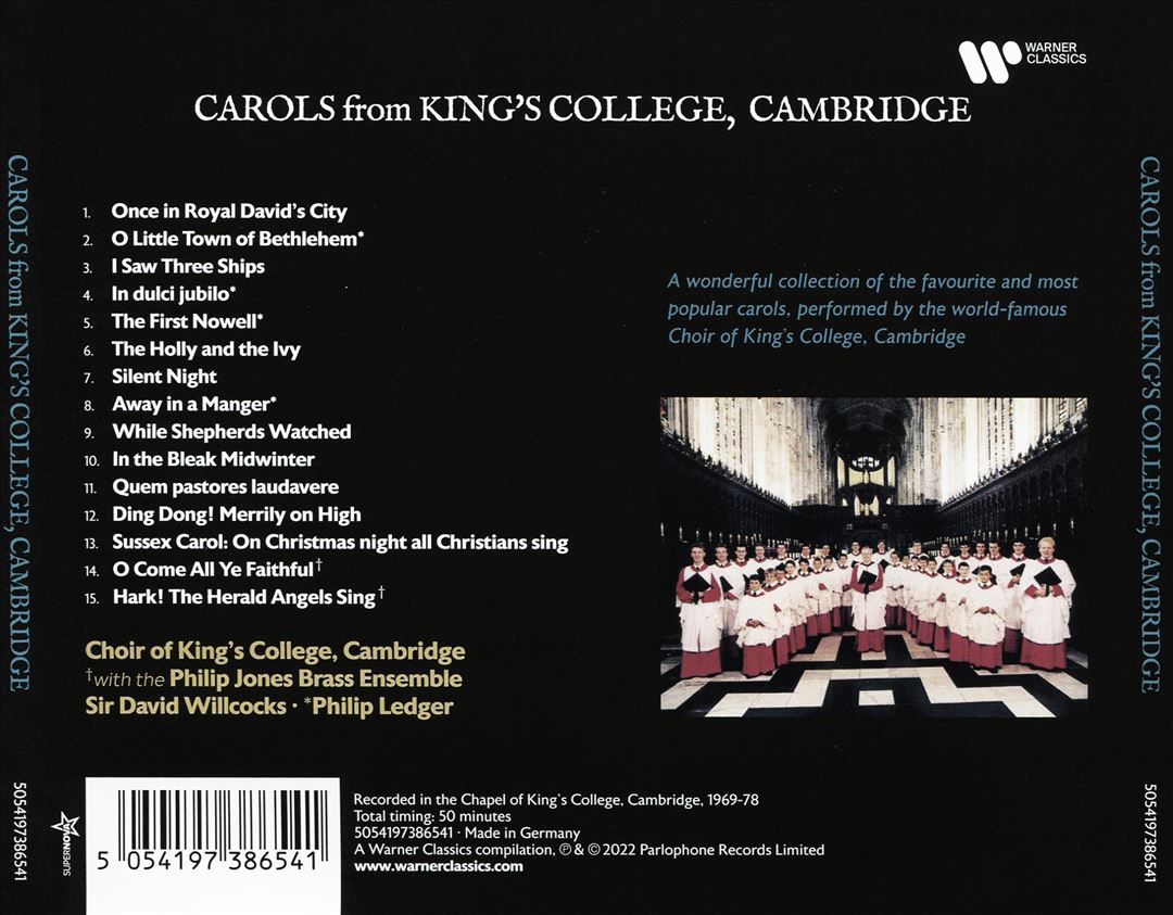 Carols from King's College Cambridge cover art