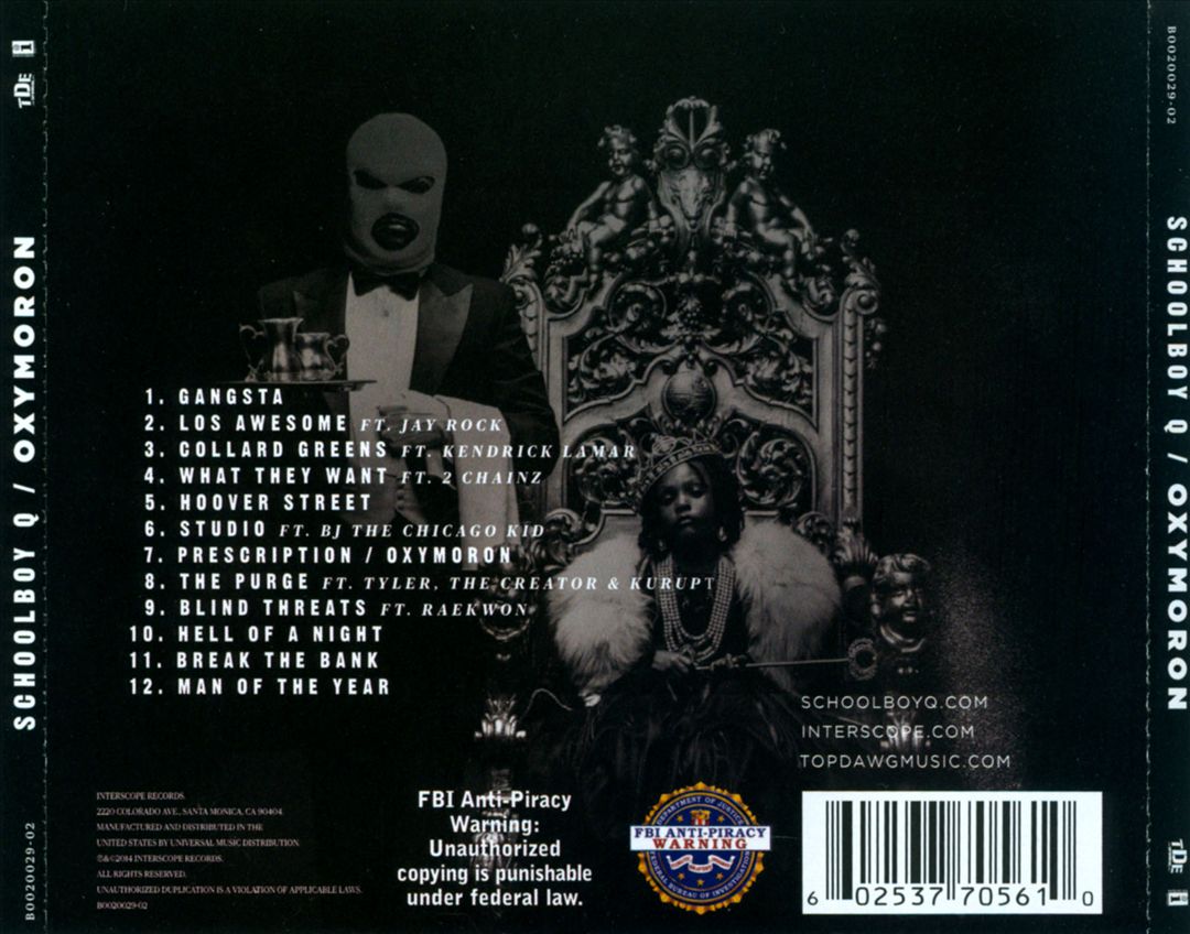 Oxymoron cover art