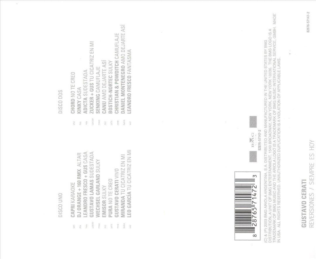 Reversiones/Siempre Es Hoy cover art