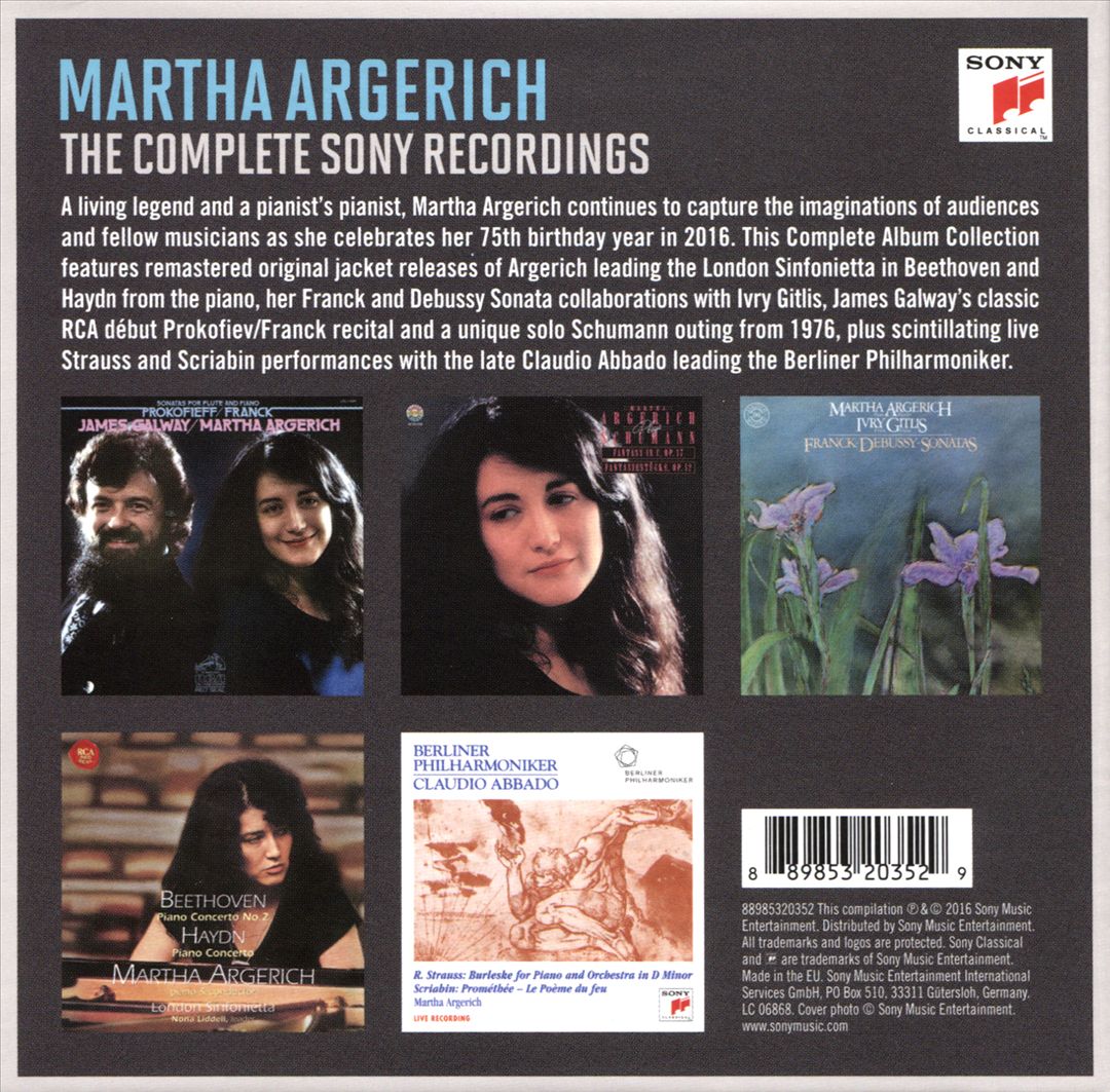 Martha Argerich: The Complete Sony Classical Recordings cover art