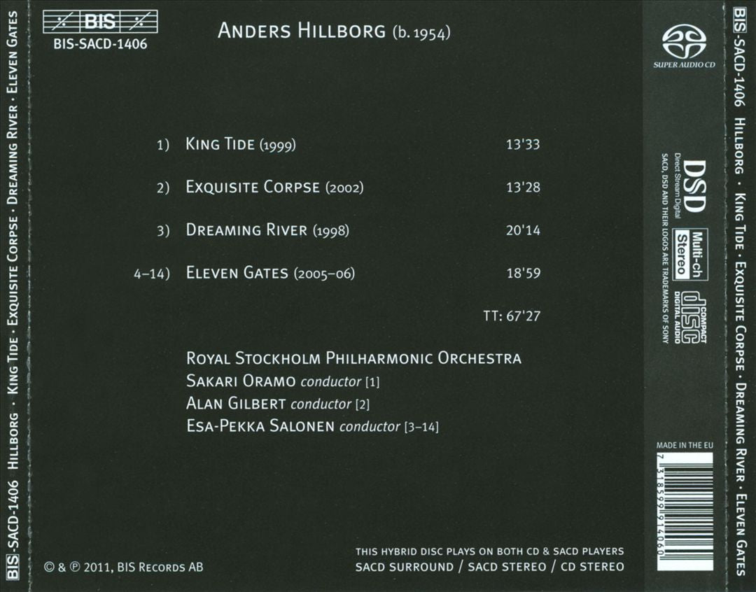 Anders Hillborg: Eleven Gates cover art