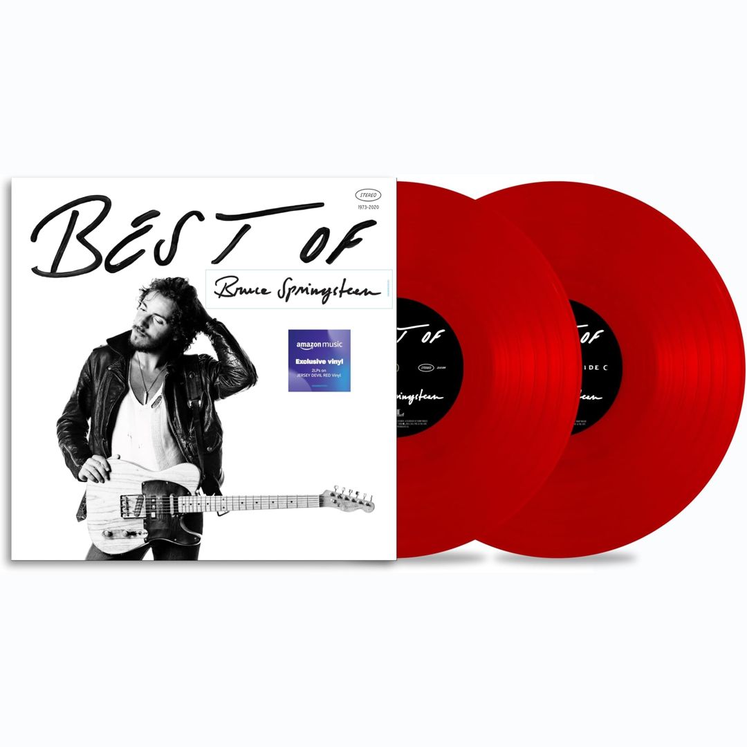 Best of Bruce Springsteen ['Jersey Devil' Red Colored Vinyl] cover art