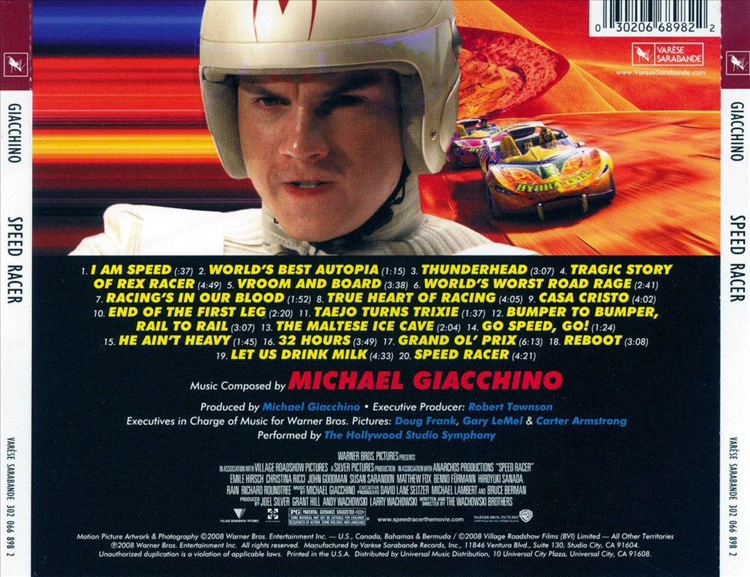Speed Racer [Original Motion Picture Score] cover art