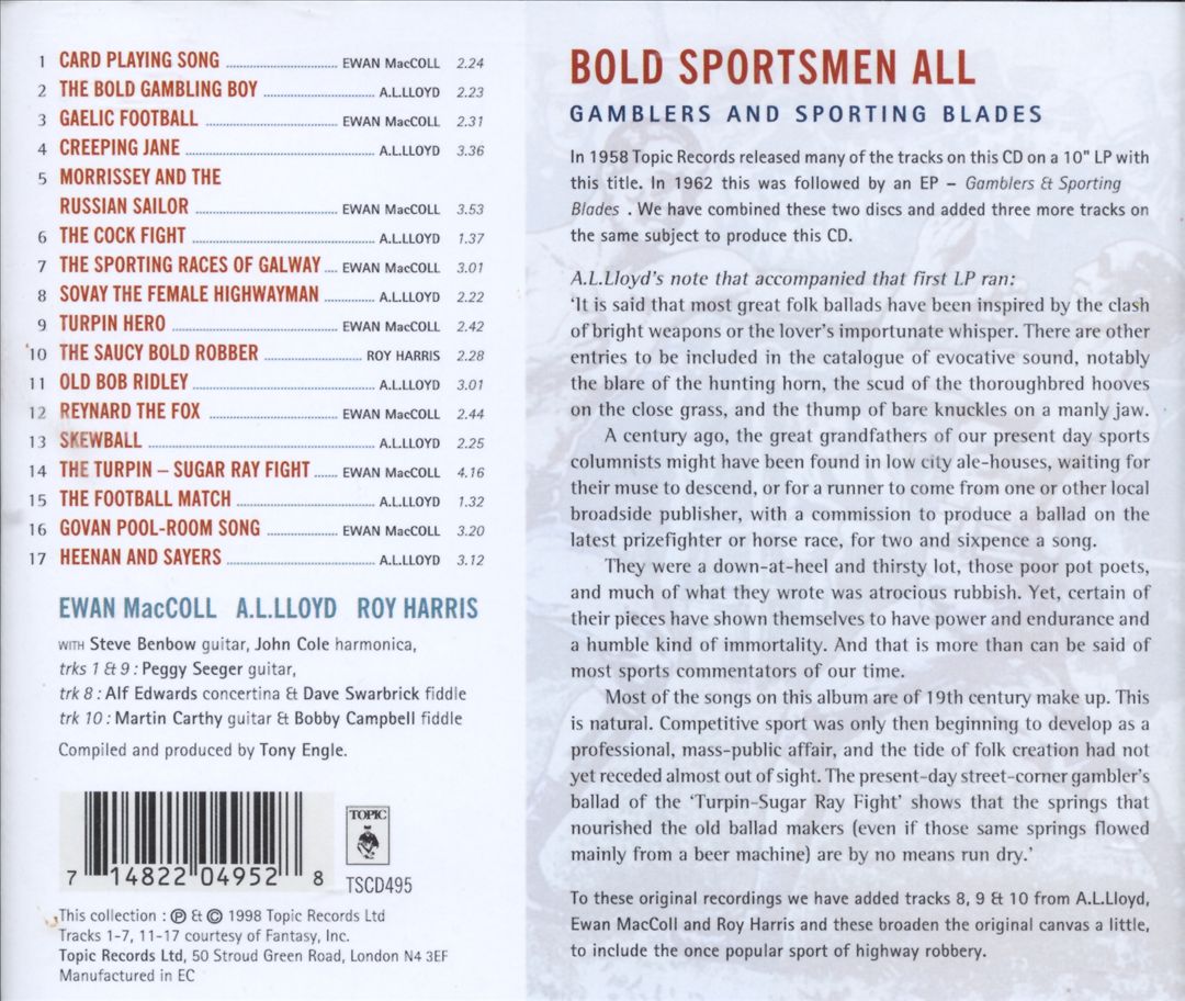 Bold Sportsmen All cover art