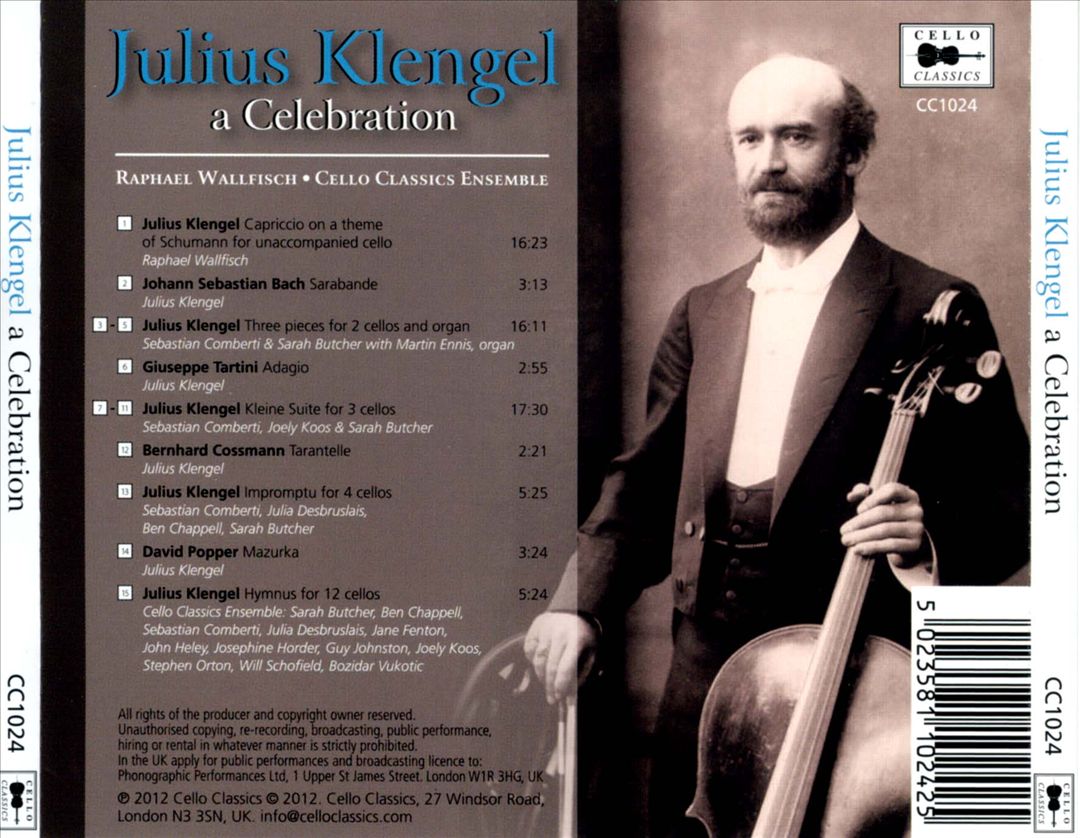 Julius Klengel: A Celebration cover art