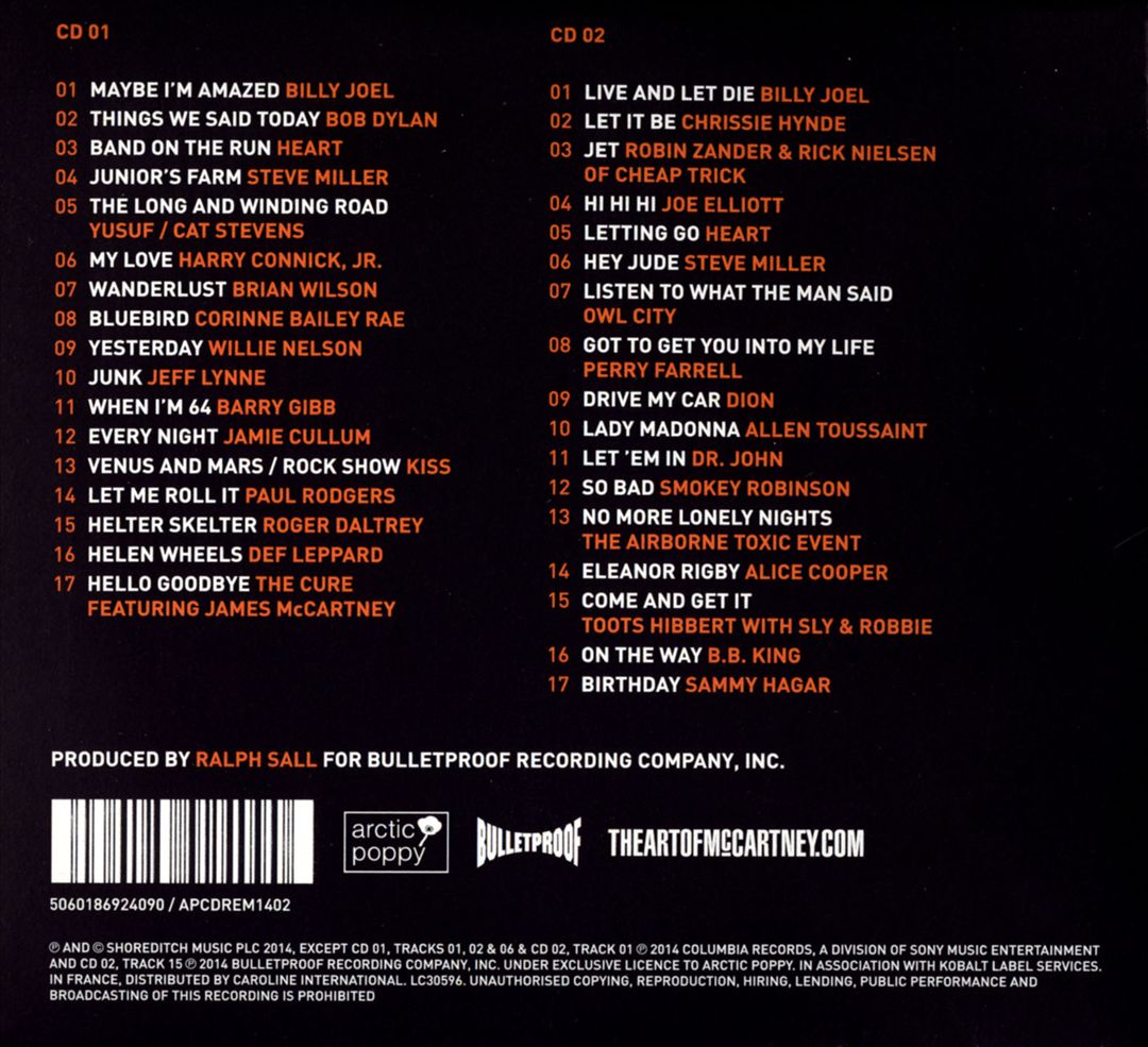 Art of McCartney cover art