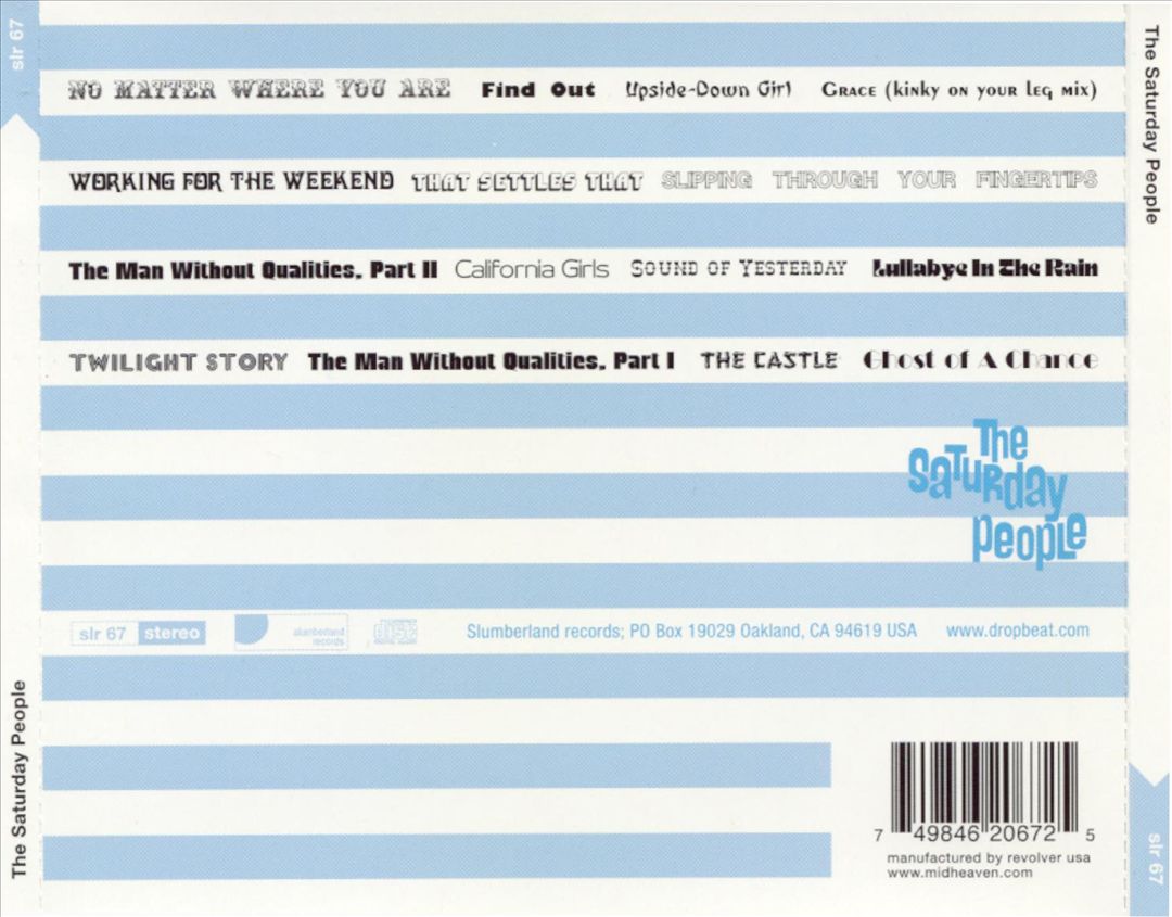 Saturday People cover art