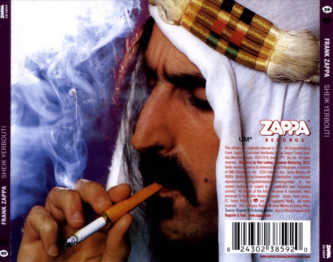 Sheik Yerbouti cover art