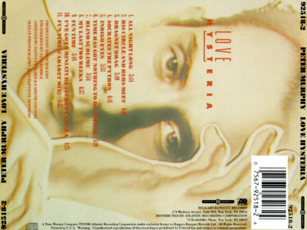 Love Hysteria cover art
