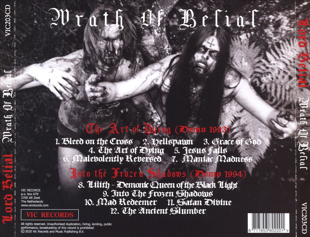 Wrath of Belial cover art