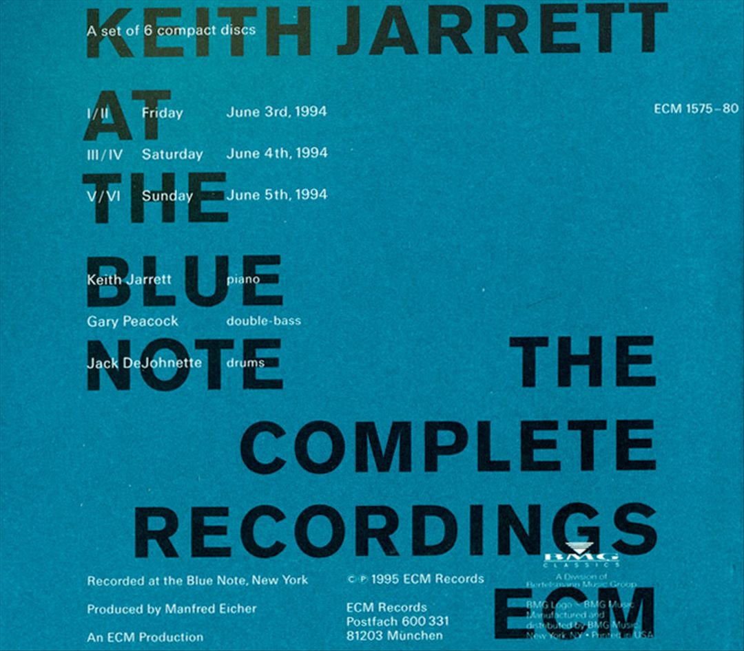Keith Jarrett at the Blue Note: The Complete Recordings cover art