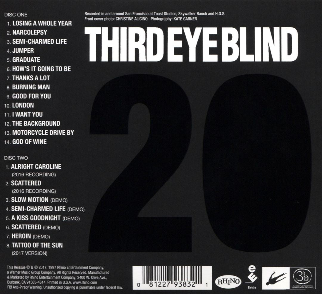 Third Eye Blind [20th Anniversary Reissue] [2CD] cover art