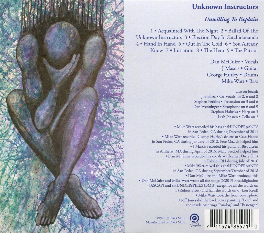 Unwilling to Explain cover art