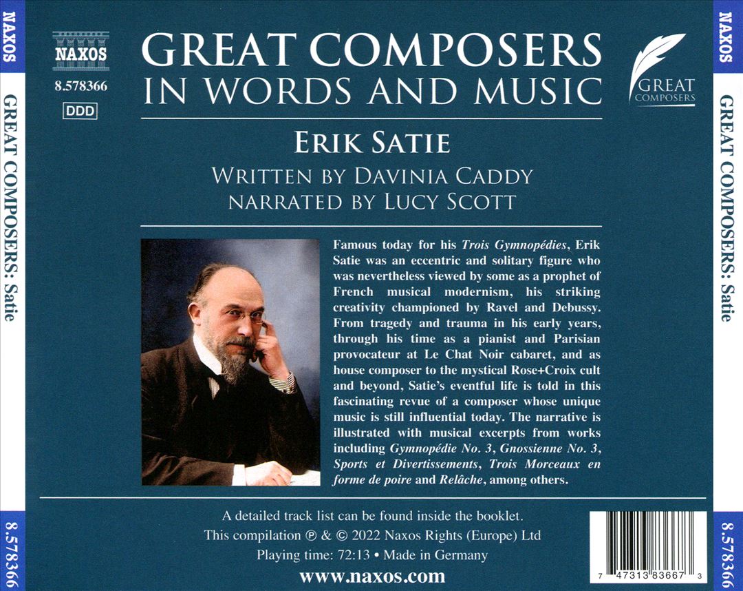 Great Composers in Words and Music: Satie cover art