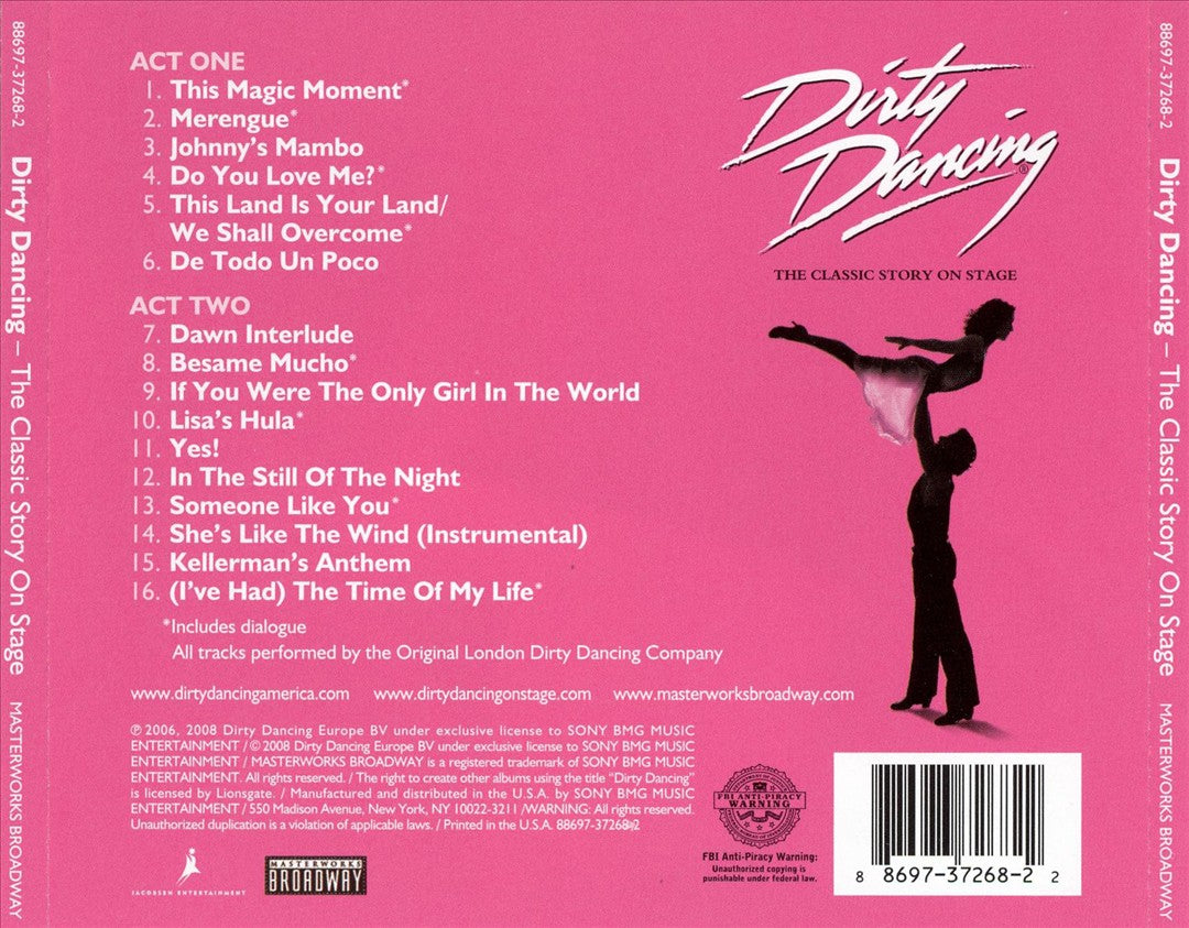 Dirty Dancing [Original Cast Recording] cover art