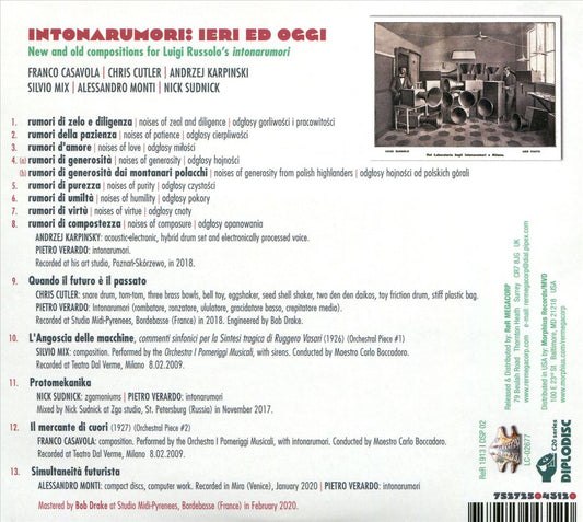 Intonarumori: Ieri Ed Oggi cover art