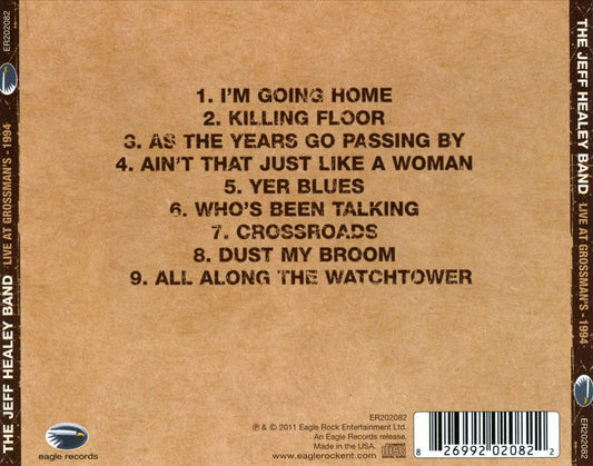 Live at Grossman's 1994 cover art