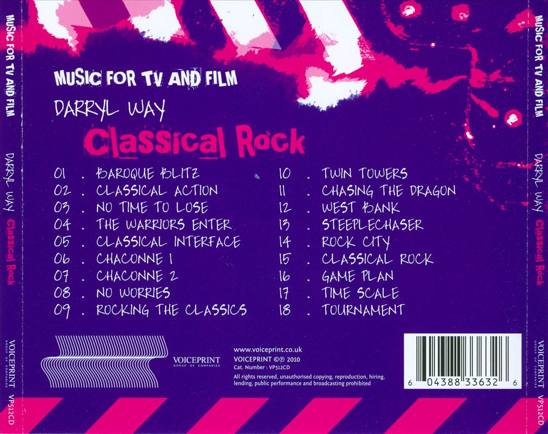 Music For TV And Film: Classical Rock cover art
