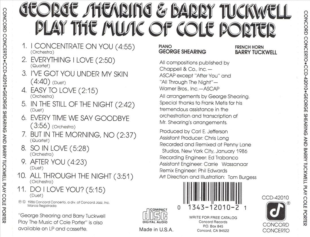 Play the Music of Cole Porter cover art