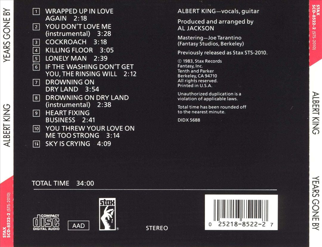 Years Gone By cover art