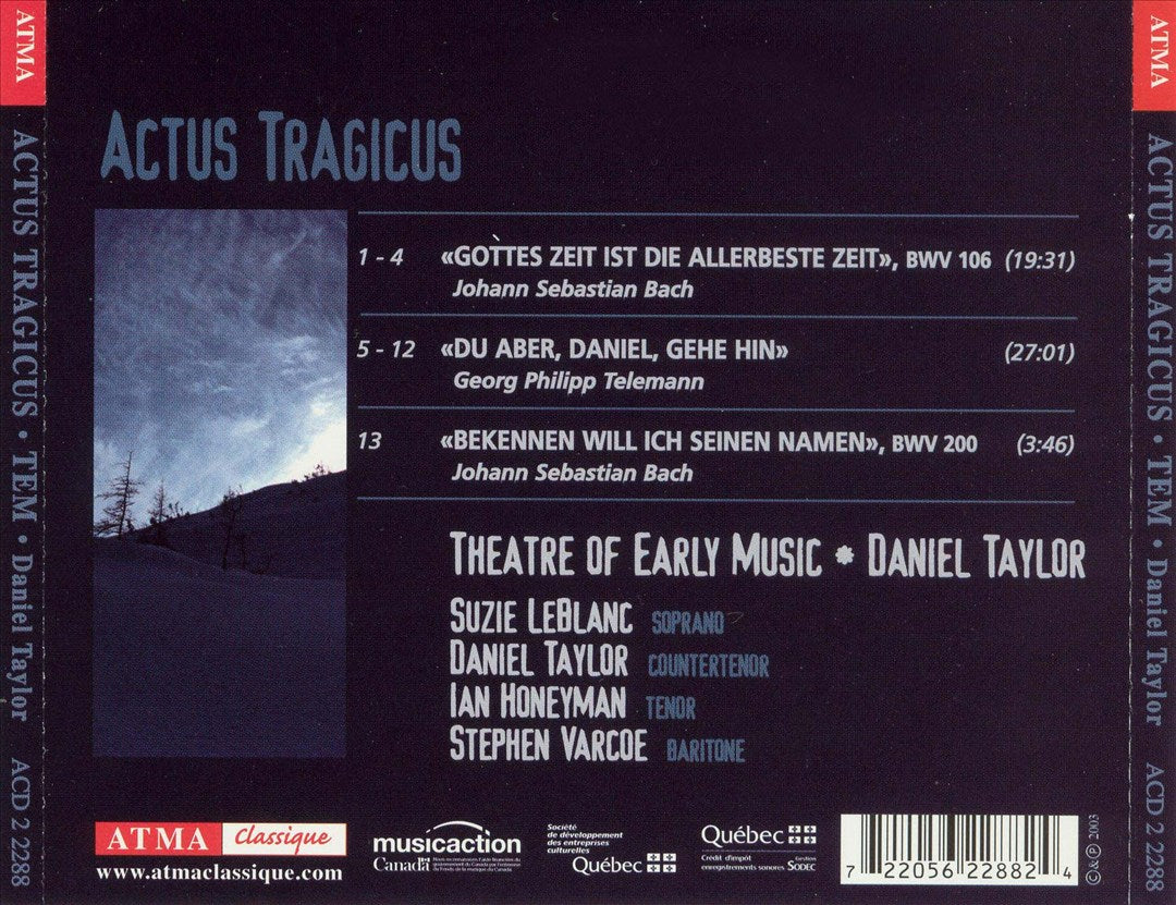Actus Tragicus cover art