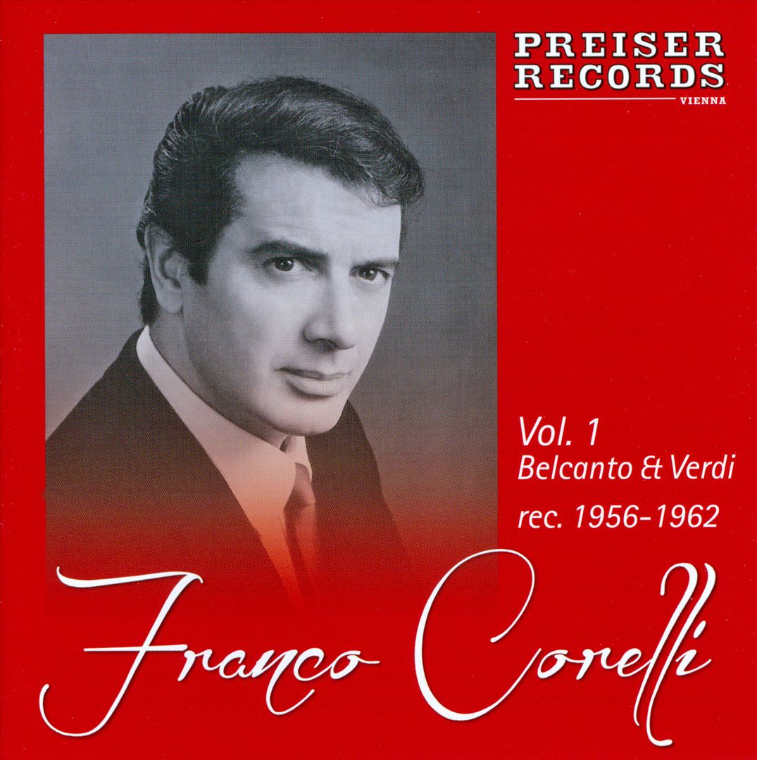 Franco Corelli, Vol. 1: Belcanto & Verdi cover art