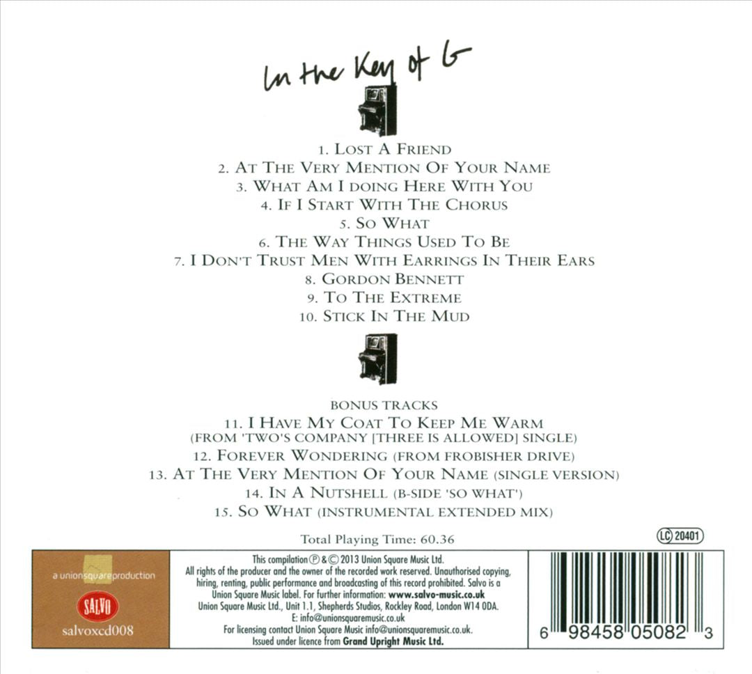 In the Key of G [Expanded Edition] cover art