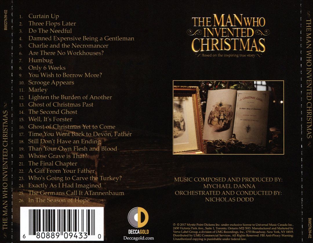 Man Who Invented Christmas [Original Motion Picture Soundtrack] cover art