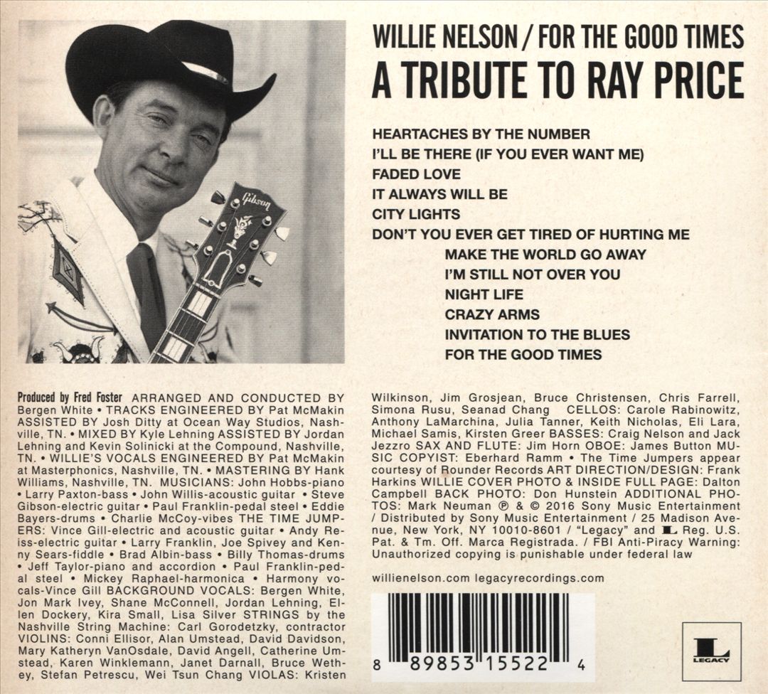 For the Good Times: A Tribute to Ray Price cover art