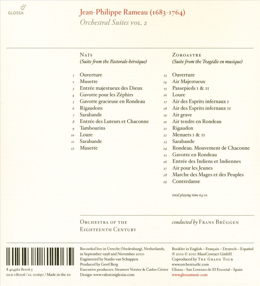 Rameau: Orchestral Suites, Vol. 2 cover art