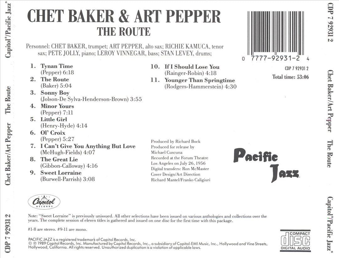 Route cover art