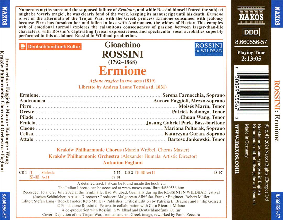 Rossini: Ermione cover art