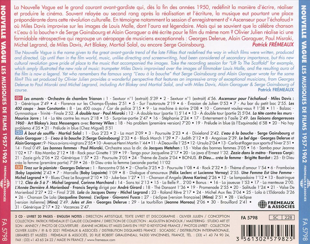 Nouvelle Vague: Les Musiques de Films, 1957-1962 cover art