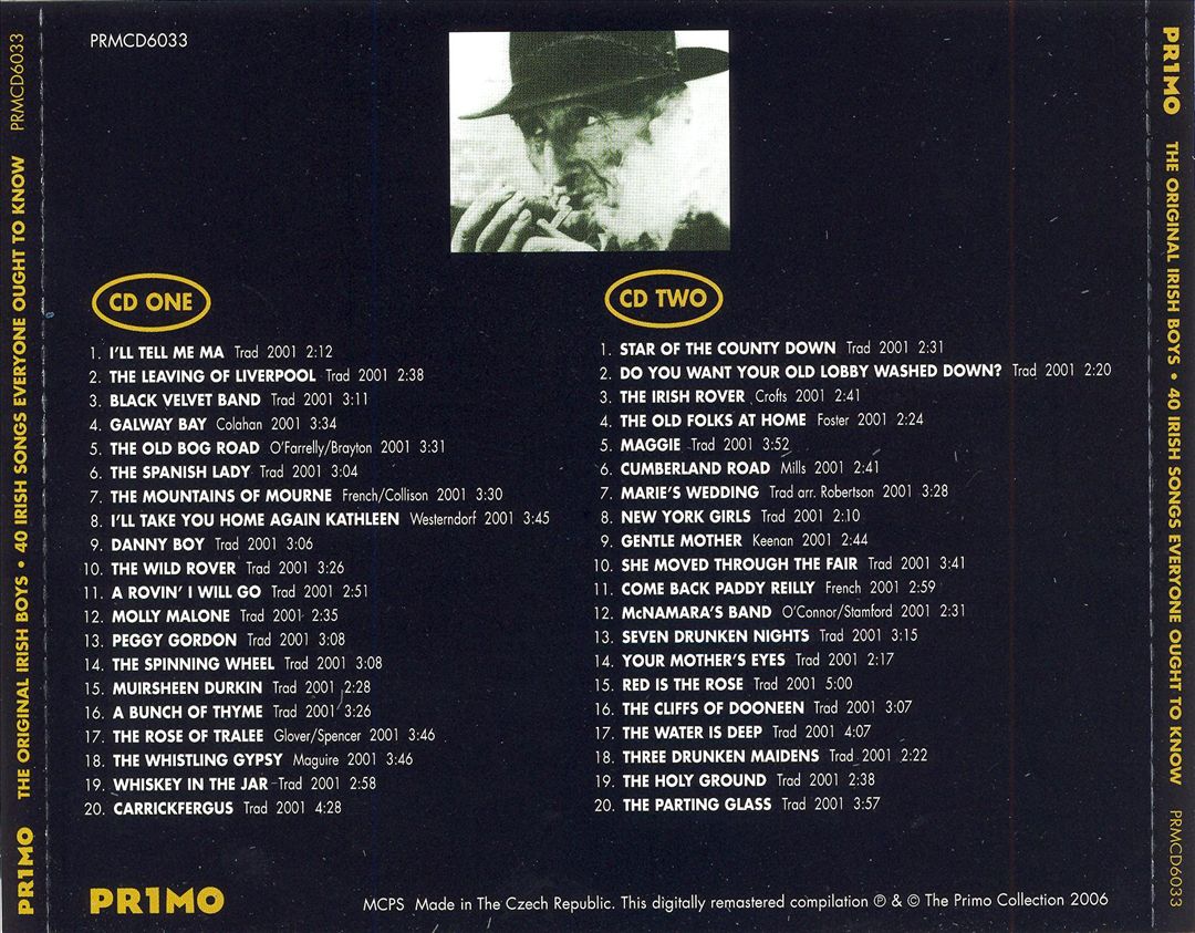 40 Irish Songs Everyone Ought to Know cover art