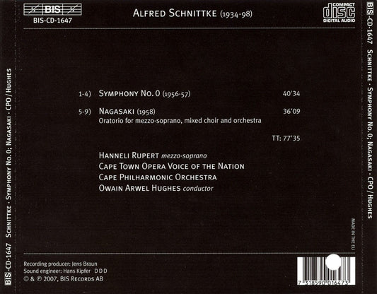 Alfred Schnittke: Symphony No. 0; Nagasaki cover art