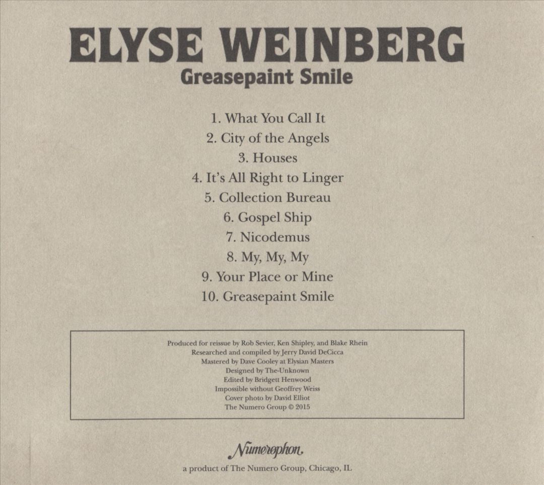 Greasepaint Smile cover art