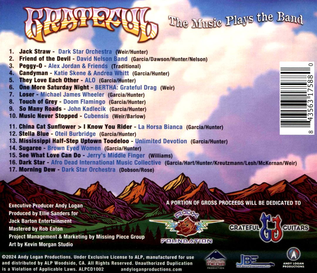 Grateful: The Music Plays the Band cover art