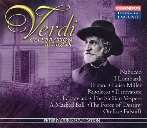 Verdi Celebration in English cover art