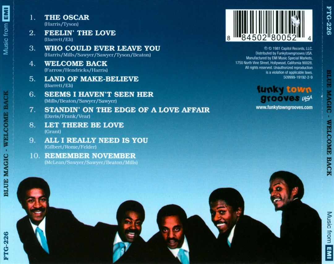 Welcome Back cover art
