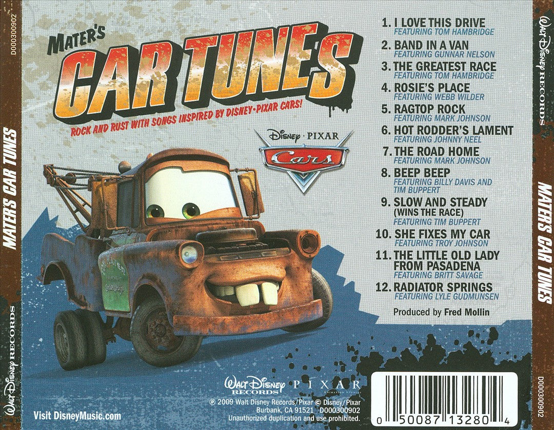 Mater's Car Tunes cover art