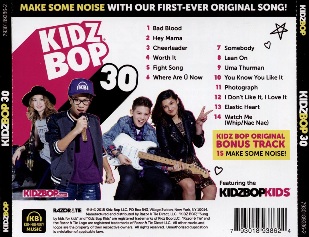 Kidz Bop 30 cover art