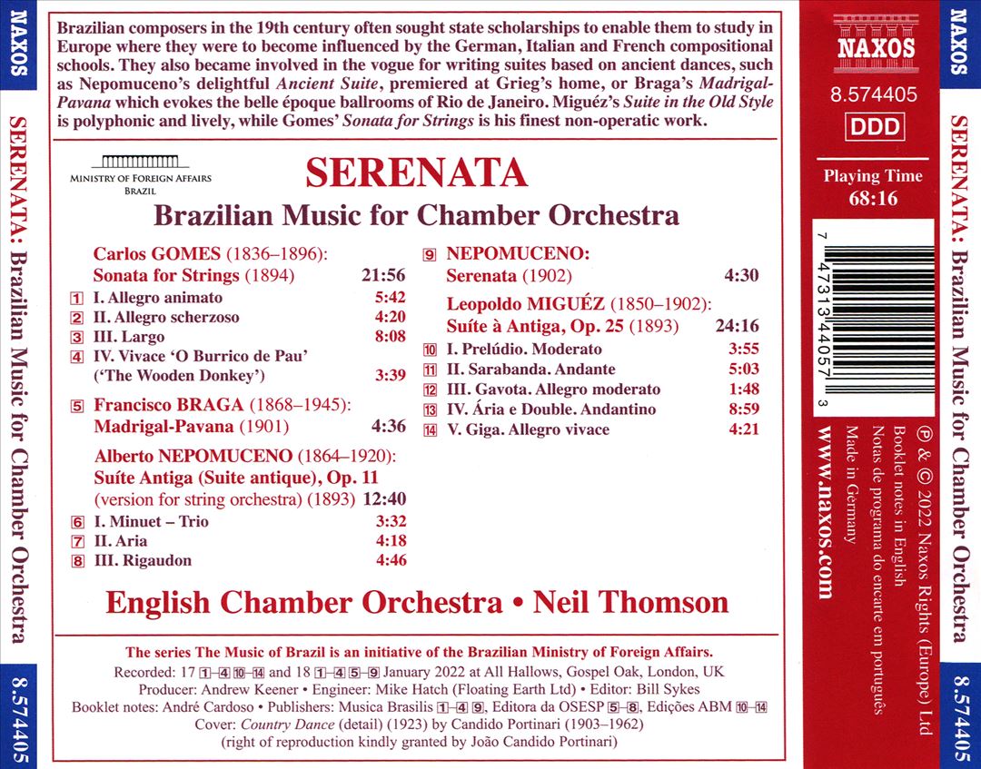 Serenata: Brazilian Music for Chamber Orchestra cover art