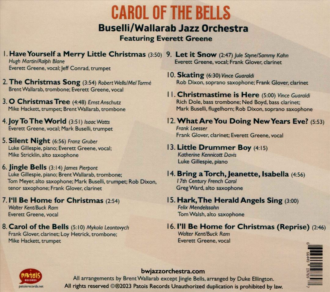 Carol of the Bells cover art