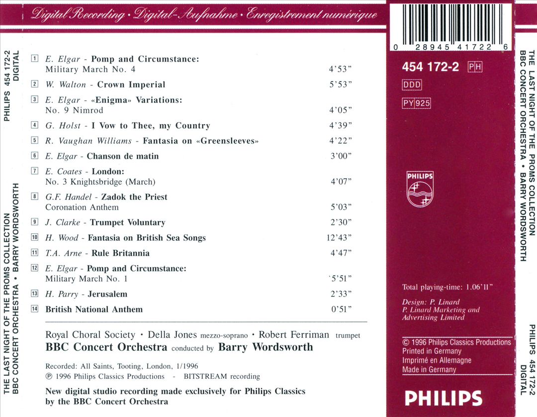 Last Night of the Proms Collection cover art