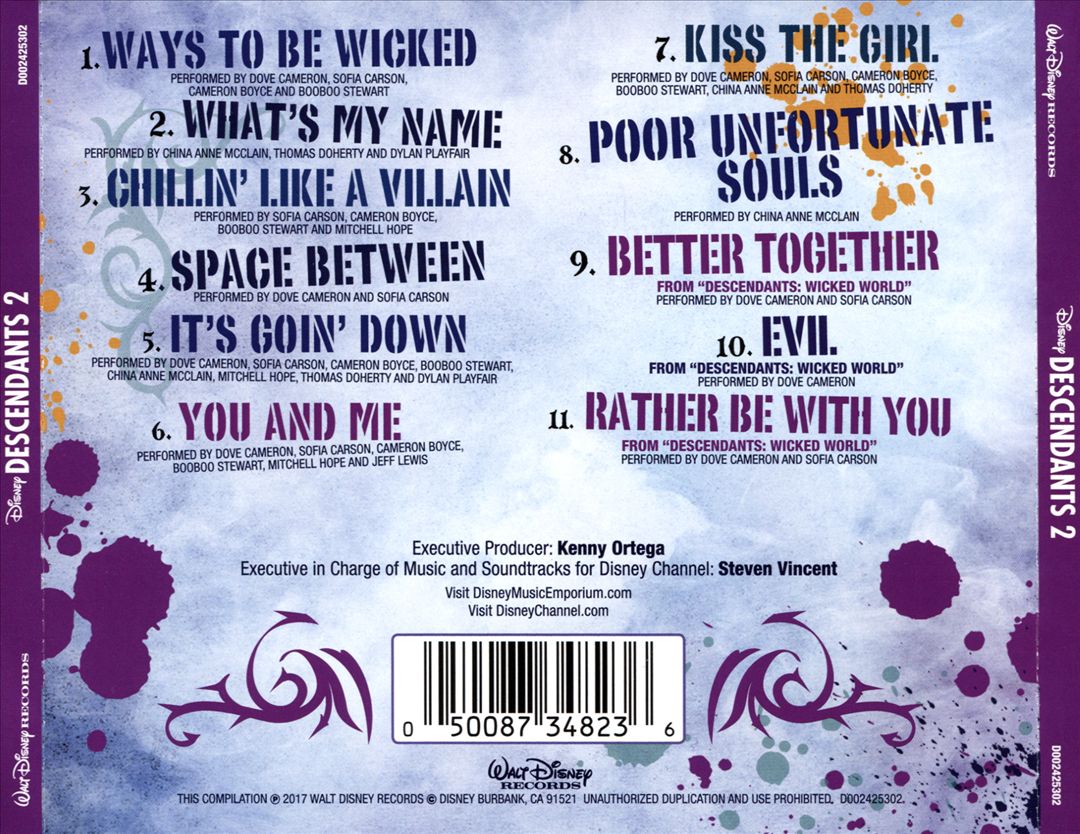 Descendants 2 [Original TV Movie Soundtrack] cover art