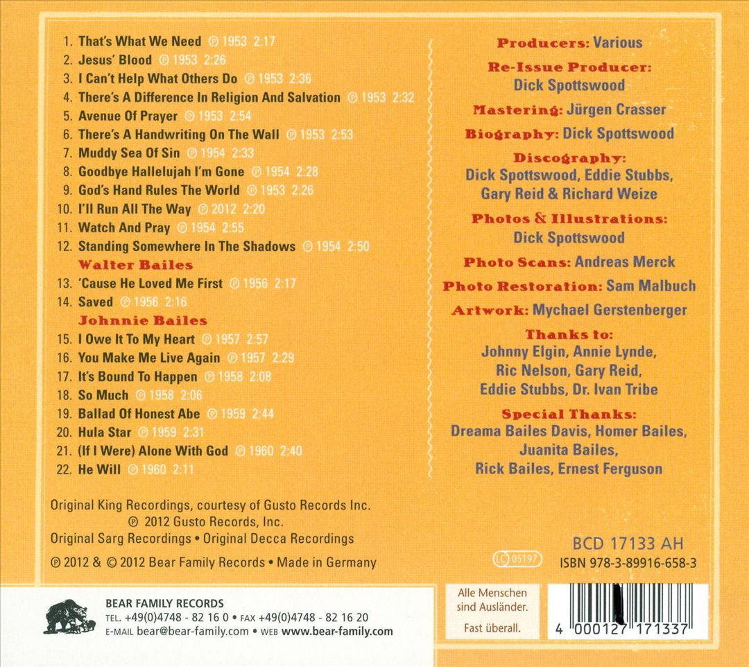 Standing Somewhere in the Shadows: The Legendary King Sessions 1953, Plus cover art