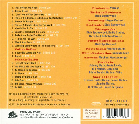 Standing Somewhere in the Shadows: The Legendary King Sessions 1953, Plus cover art