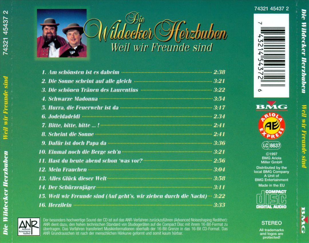 Weil Wir Freunde Sind cover art